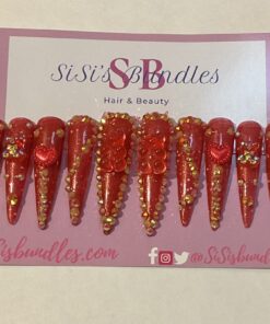 Xxl Red Cat Nails (L)