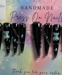 Xxl Black Cat Nails (M)