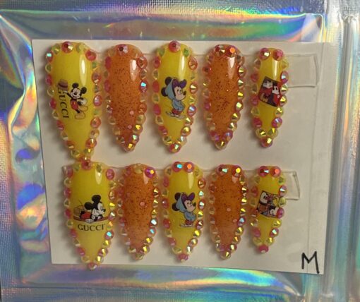 Mickey Mouse Cat Nails (M) - Image 3