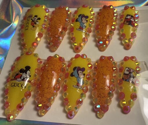 Mickey Mouse Cat Nails (M) - Image 2