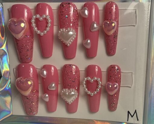 Pink Coffin Nails (M)
