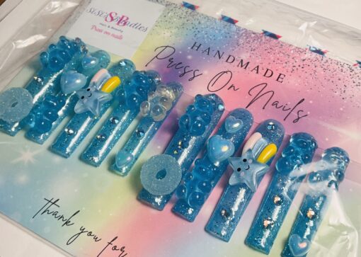 Xxl Light Blue Square Nails (M) - Image 2