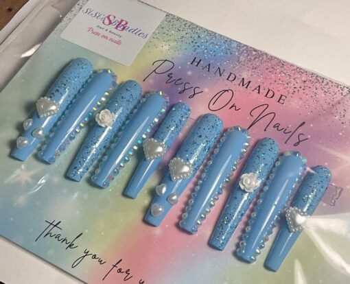 Xxl Light Blue Coffin Nails (S) - Image 2