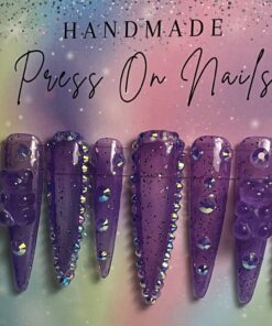 Xxl purple Cat Nails (S)