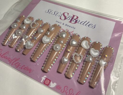 Xxl Tan Colored Coffin Nails (M) - Image 2