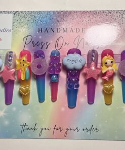 Xxl Multi Colored Coffin Nails. ( L )