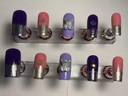 Purple & Pink Glitter Set ( L ) - Image 3